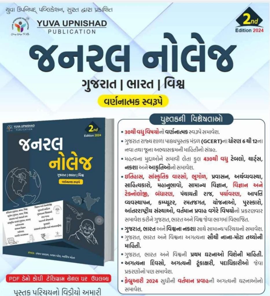 YUVA UPNISHAD GENERAL KNOWLEDGE 2024 Online Book Zone